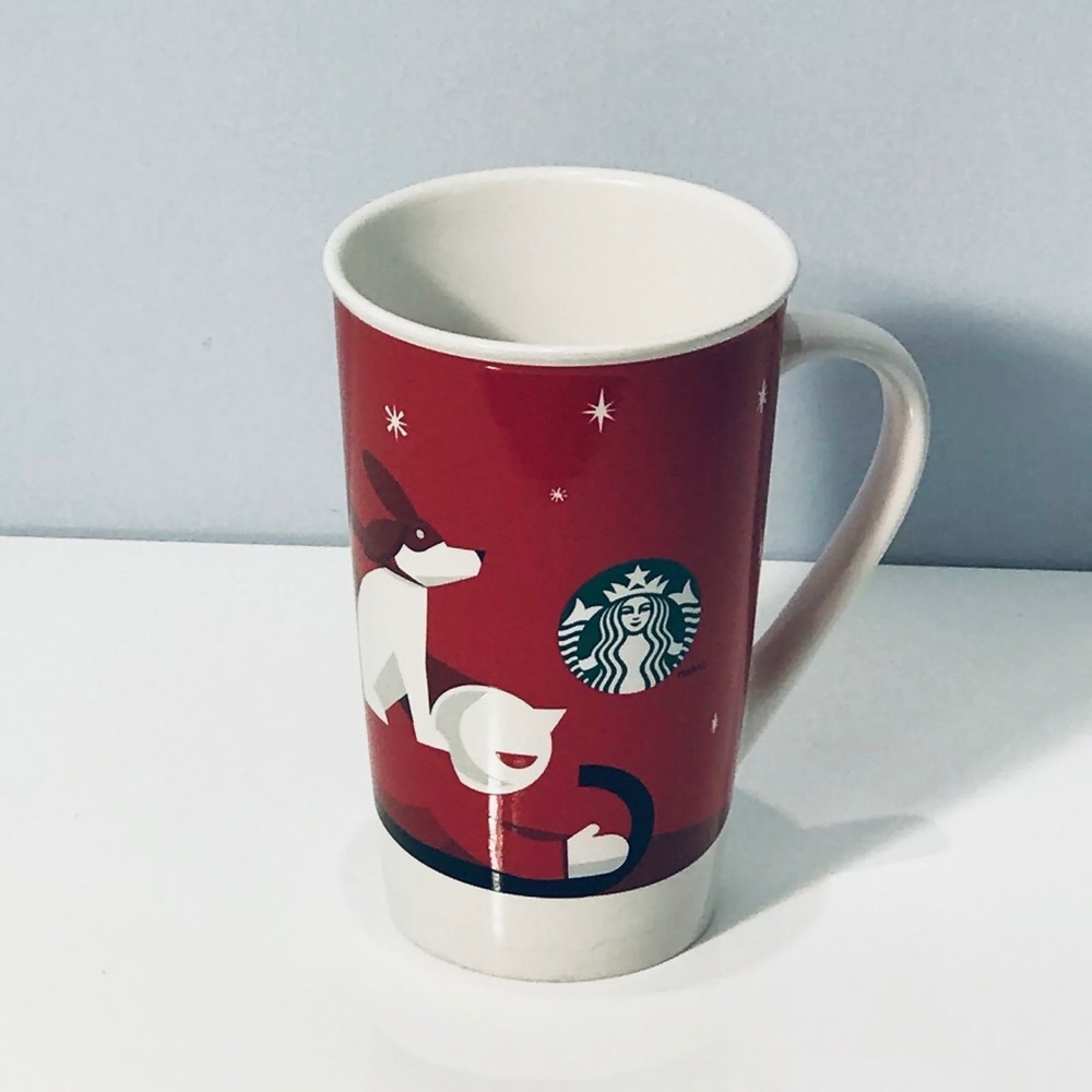 Starbucks Christmas 2011 16 oz Boy Dog